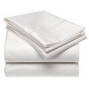 SheetsNthings Solid White 300 Thread Count 100% Egyptian Cotton 3pc Bed Sheet set