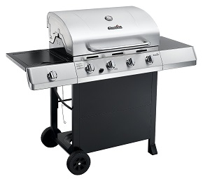 CharBroil Classic 480 40000 BTU 4-Burner Gas Grill with Side Burner