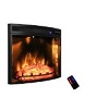 AKDY 28 inch Black Electric Firebox Fireplace Heater