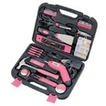 Apollo Precision Tools DT0773N1 135-Piece Household Pink Tool Kit