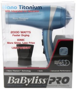 Babyliss Nano Titanium Pro 2000 Watt Blow Dryer