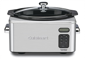 Cuisinart PSC-650 Stainless Steel 6-1/2-Quart Programmable Slow Cooker- LW45