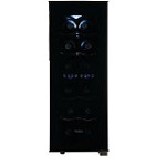 Haier 12-Bottle Dual Zone Curved Door with Smoked Glass Wine Cellar