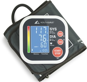 Health Gurus Professional Upper Arm Blood Pressure Monitor