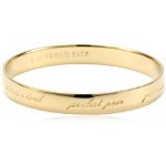 kate spade new york "Bridesmaid" Engraved Idiom Bangle Bracelet