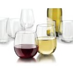 Libbey Vina 12-Piece Stemless Red and White Wine Glasses