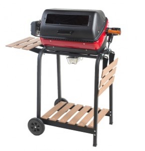 Meco Aussie 9329W Deluxe Electric Cart Grill with Rotisserie