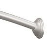 Moen CSR2155BN Inspirations 5-Foot Decorative Curved Shower Rod