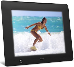 NIX 8-inch Digital Photo Frame with Motion Sensor