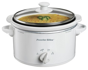 Proctor Silex 33116Y Portable Oval Slow Cooker