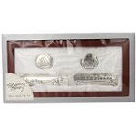 Stephan Baby Satin-Lined Rosewood Keepsake Box with Silver Plated Birth Certificate Holder