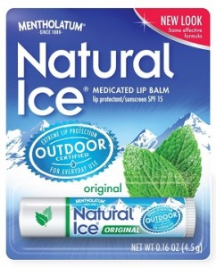 Mentholatum Natural Ice Medicated Lip Protectant SPF 15