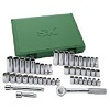 SK 94547 47 Piece 3/8-Inch Drive 6 Point Standard and Deep Socket Set