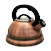 Alpine Copper Finish Encapsulated Base 18/10 Stainless Steel Whistling Tea Kettle Pot