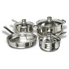 Concord Cookware SAS1700S 7-Piece Stainless Steel Cookware Set