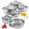 Cook N Home 12-Piece Stainless Steel Set