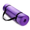 HemingWeigh 1/2-Inch Extra Thick High Density Exercise Yoga Mat with Carrying Strap