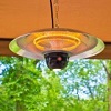 Ener-G+ Indoor/Outdoor Ceiling Electric Patio Heater with LED Light and Remote Control