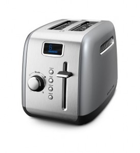 KitchenAid KMT222CU 2-Slice Toaster with Manual High-Lift Lever and Digital Display