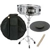 New Student Snare Drum Set with Case, Sticks, Stand & Practice Pad Kit
