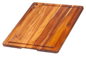 Teak Rectangle Edge Grain Cutting Board