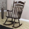 Coaster Rocking Chair with Carved Detail