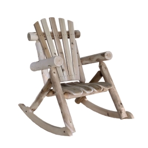 Lakeland Mills Cedar Log Rocking Chair