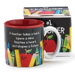 #1 Teacher 13 oz Coffee Mug