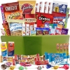 Catered Cravings Care Package Gift Basket with 52 Sweet and Salty Snacks