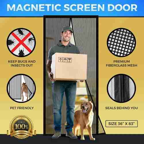 Tadge Goods Magnetic Screen Door