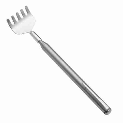 Unis Telescopic Stainless Steel Back Scratcher with Pocket Clip