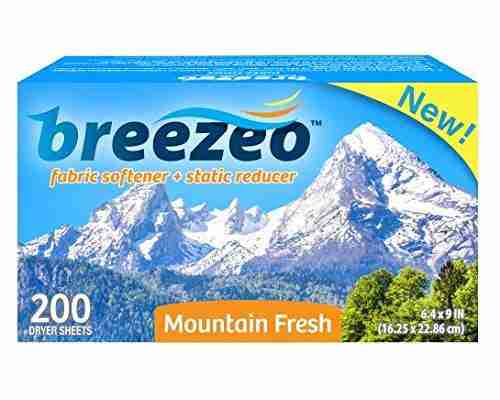 Breezeo Fabric Softener Dryer Sheets