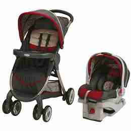 Graco Fastaction Fold Click Connect Travel System Stroller